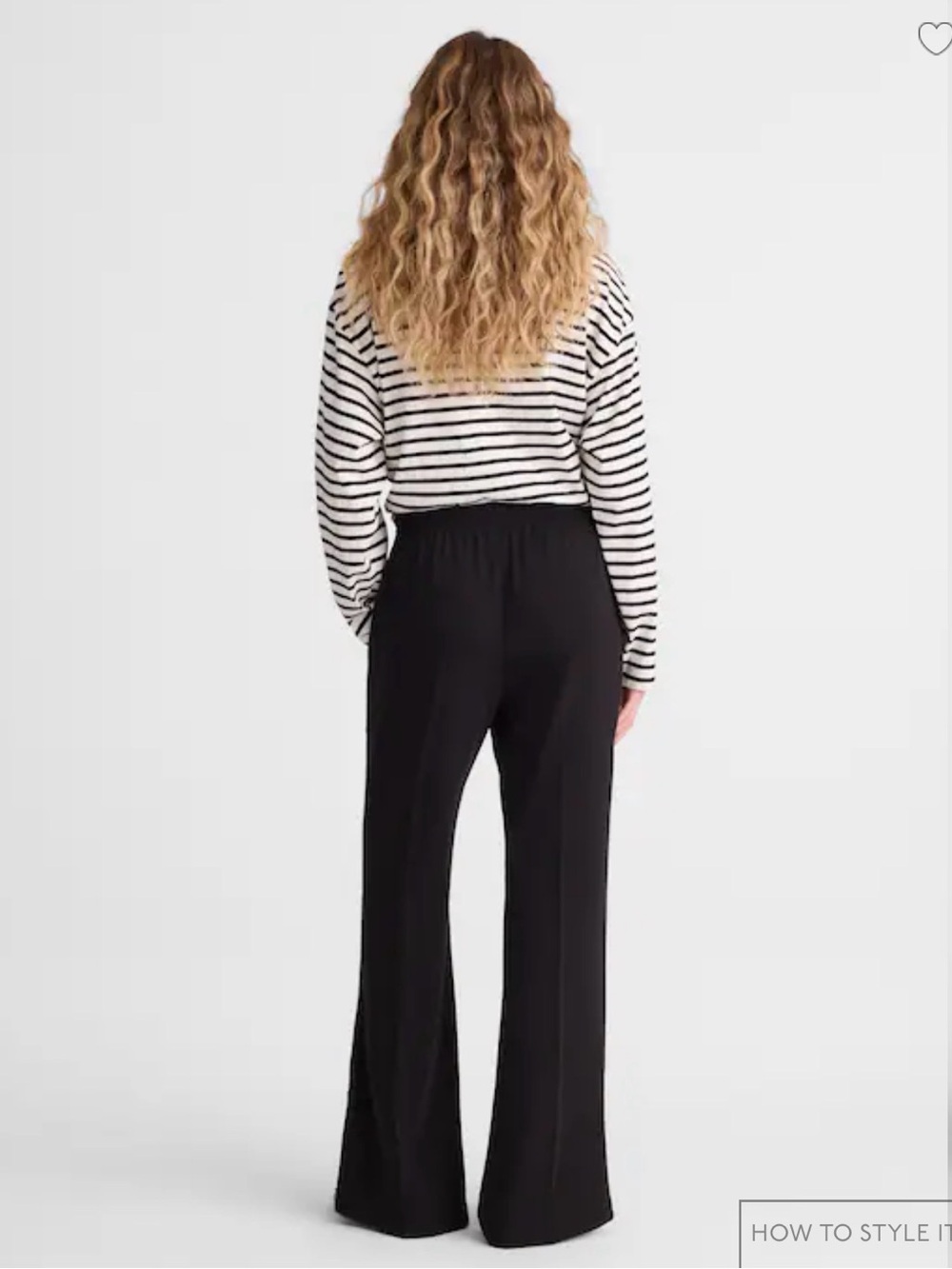 Madewell Pull On Bootcut Track Pants Black Large - Picture 5 of 10